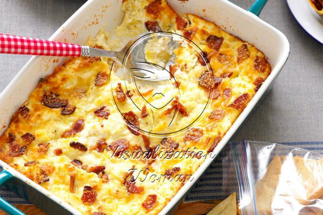 Lemony Bacon-Artichoke Dip