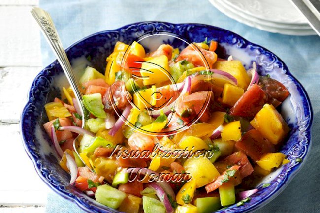 Basil & Heirloom Tomato Toss