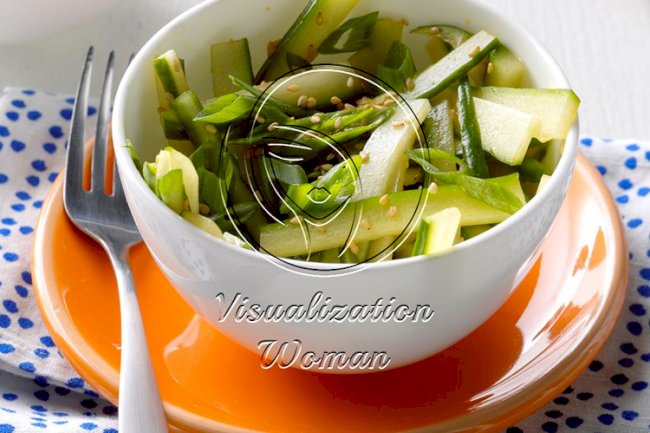 Sesame-Ginger Cucumber Salad