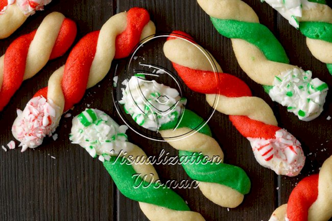 Peppermint Stick Cookies
