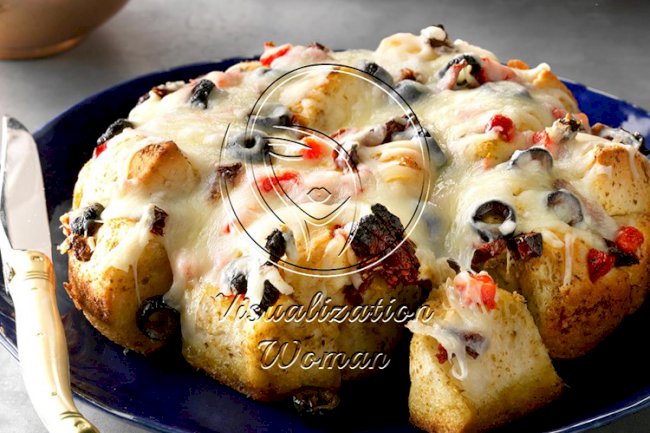 Pesto Pull-Apart Bread