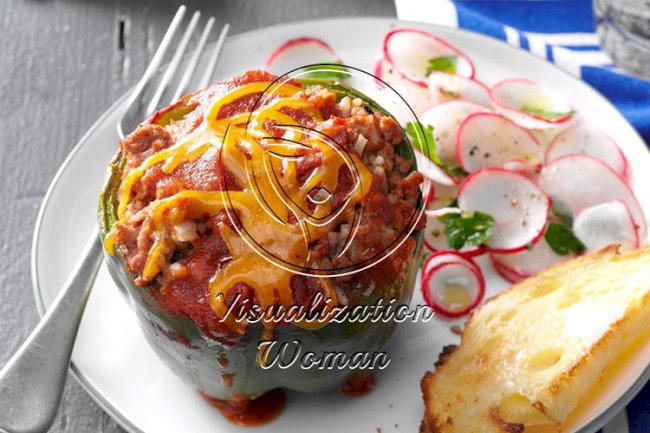 Stuffed Peppers for Two