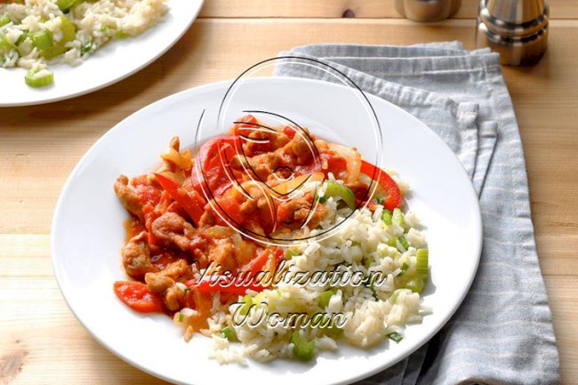 Pork Piperade