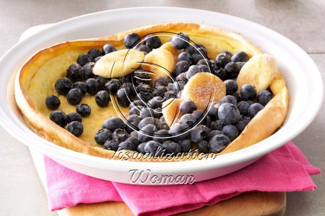Fruit-Filled Puff Pancake