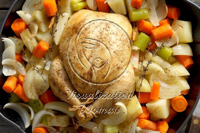 Roasted Chicken with Veggies