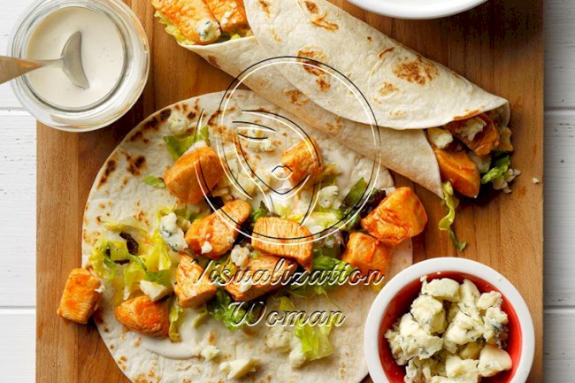Spicy Buffalo Chicken Wraps