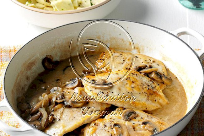 Contest-Winning Chicken with Mushroom Sauce
