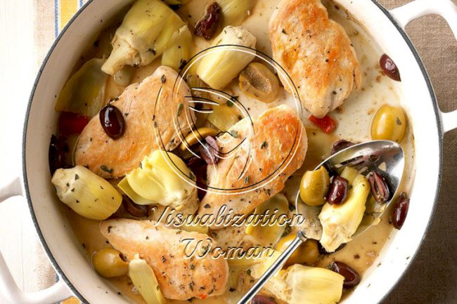 Chicken Artichoke Skillet