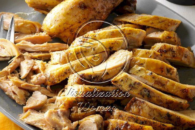 Slow-Cooker Roast Chicken