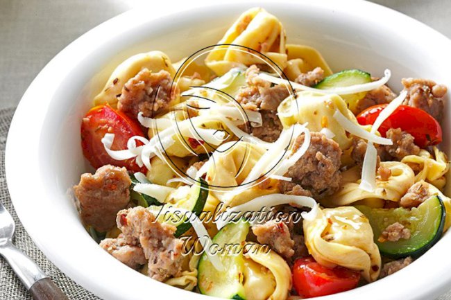 Turkey Tortellini Toss