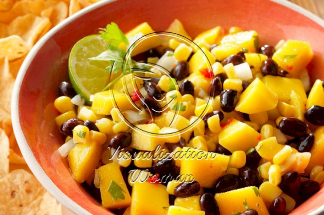 Mango Black Bean Salsa
