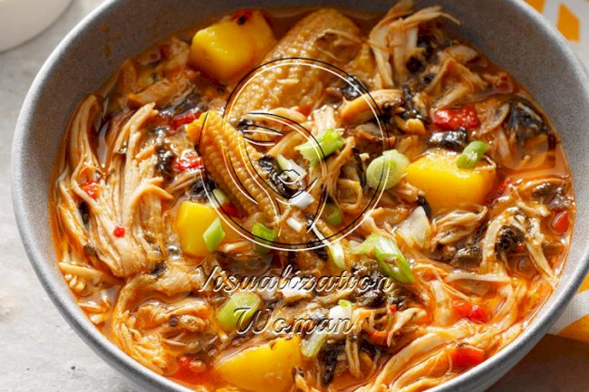 Mango & Coconut Chicken Soup