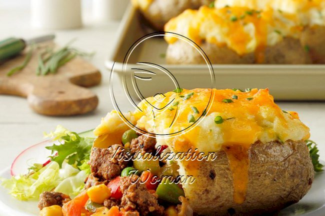 Shepherd’s Pie Twice-Baked Potatoes