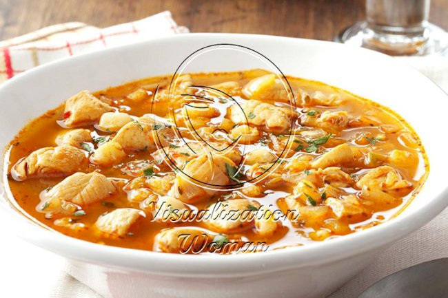 Spicy Chicken and Hominy Soup