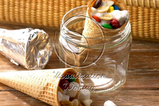 Campfire Dessert Cones