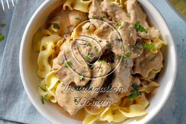 Round Steak Stroganoff