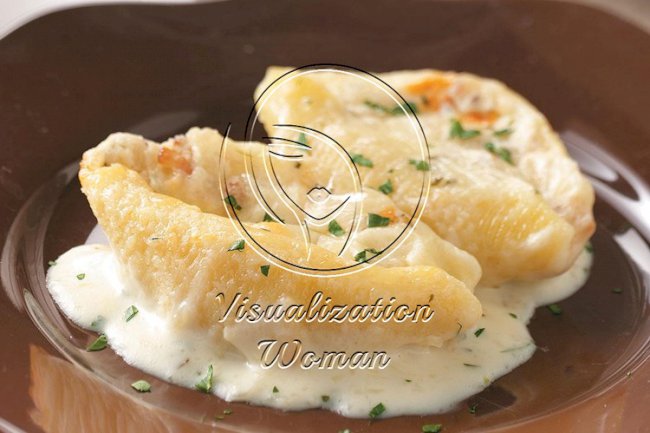 Bacon-Cheese Stuffed Shells