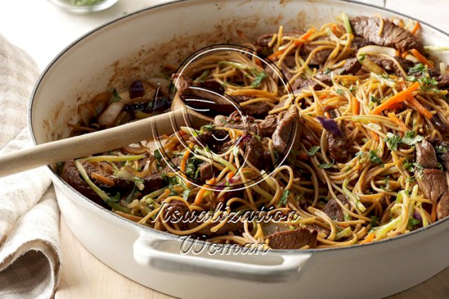 Easy Asian Beef and Noodles