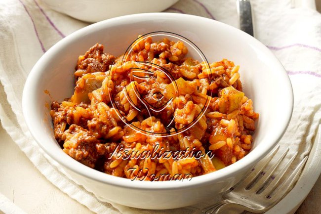 Spanish Rice with Ground Beef