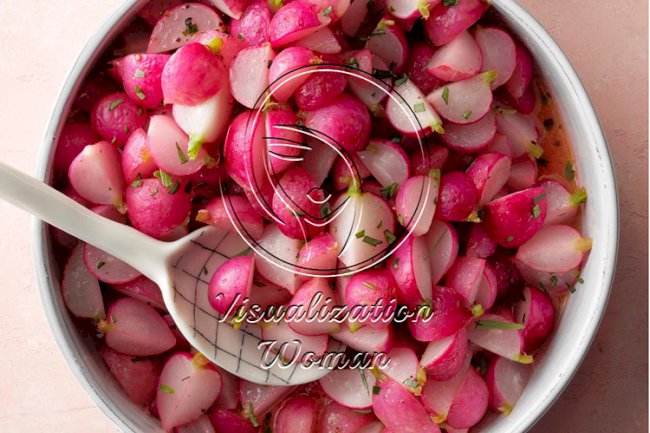 Sauteed Tarragon Radishes
