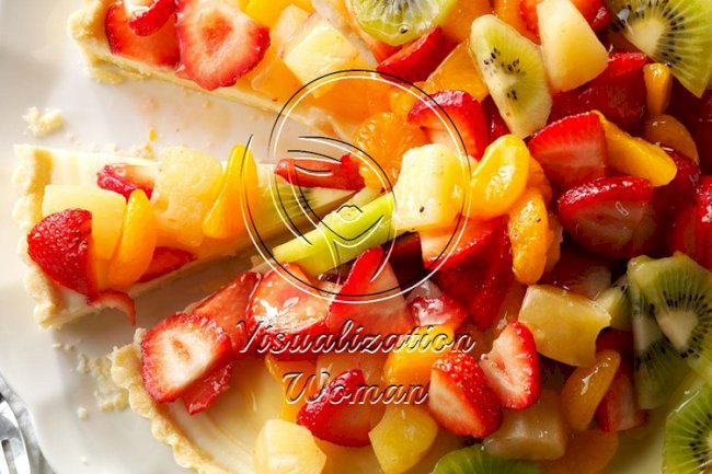 White Chocolate Fruit Tart