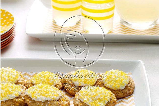 Frosted Pineapple Cookies