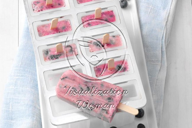 Blueberry Cream Pops