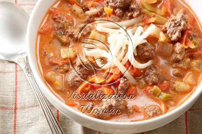 Stuffed Sweet Pepper Soup