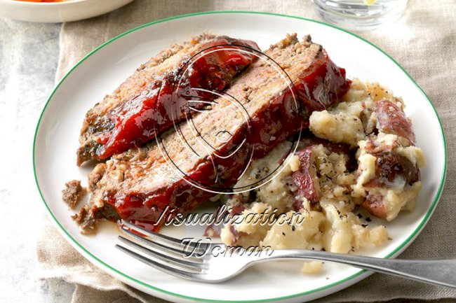 Meat Loaf & Mashed Red Potatoes