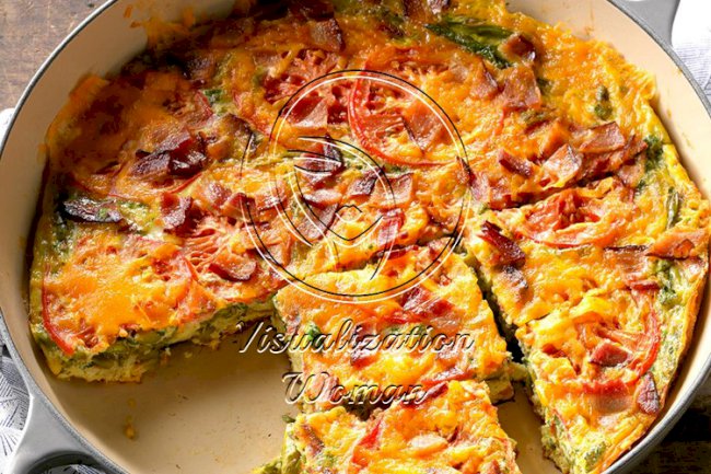 Bacon and Asparagus Frittata