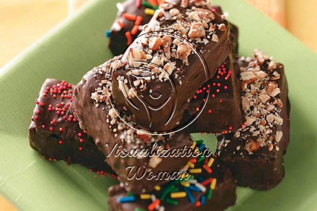 Chocolate Dipped Brownies