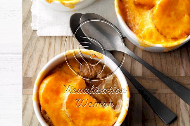 French Onion Soup with Meatballs