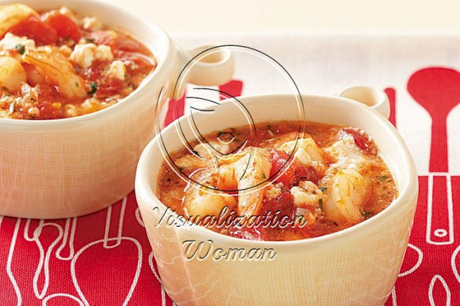 Feta Shrimp Skillet for Two