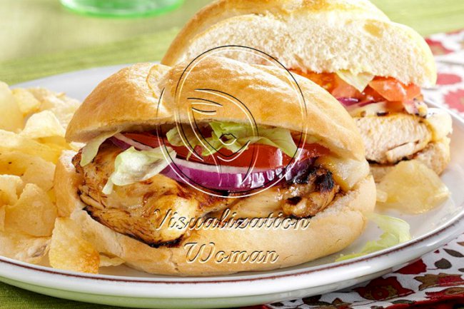 Honey-Citrus Chicken Sandwiches