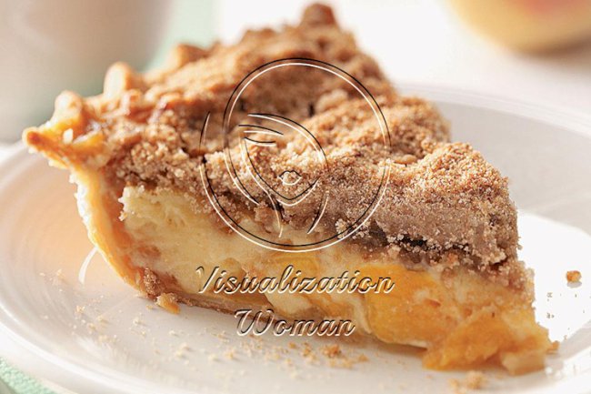 Sour Cream Peach Pecan Pie