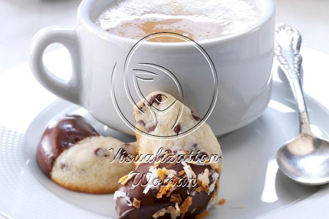 Mini-Chip Crescent Cookies