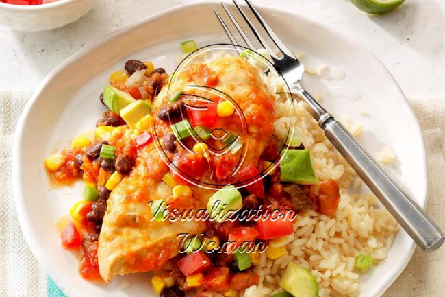 Slow-Cooker Salsa Chicken