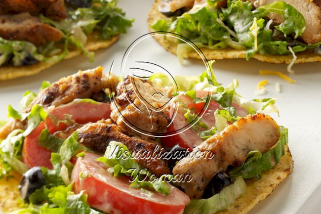 Chicken Tostada Salad