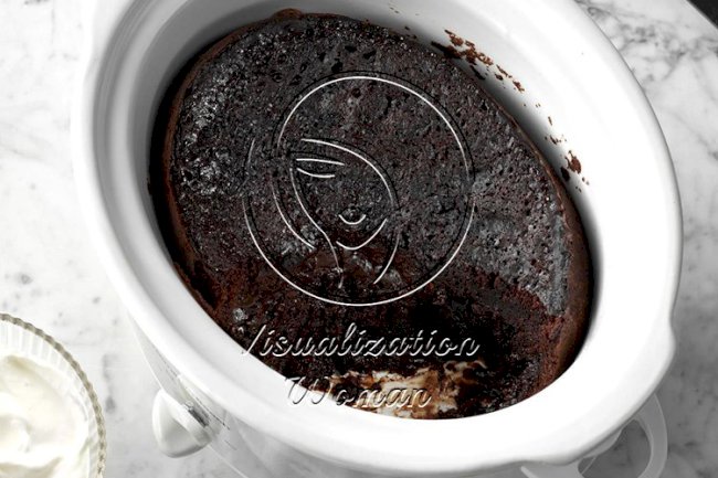 Slow-Cooker Chocolate Lava Cake