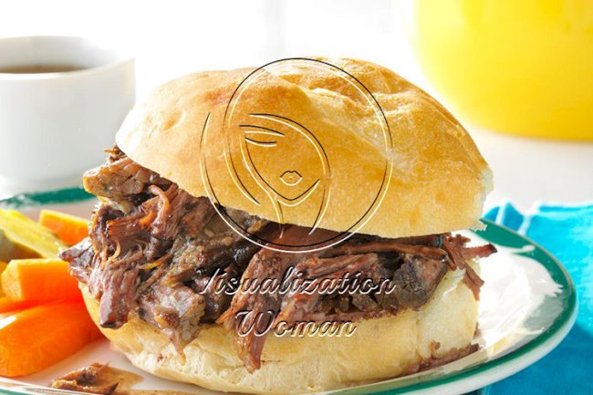 Shredded Beef au Jus