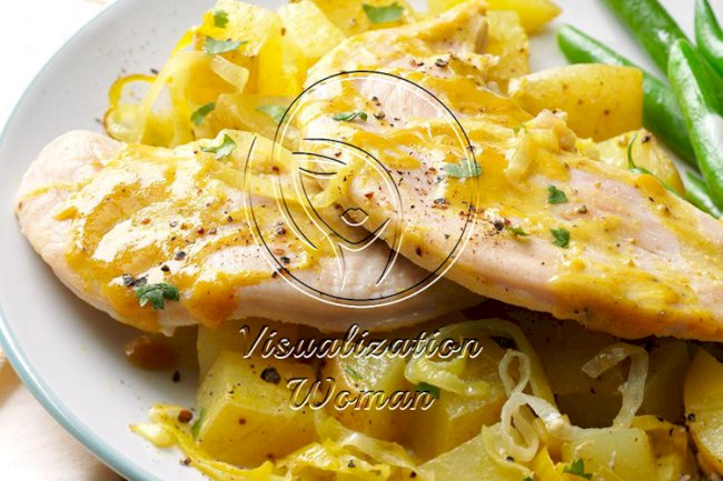 Curry-Roasted Turkey and Potatoes