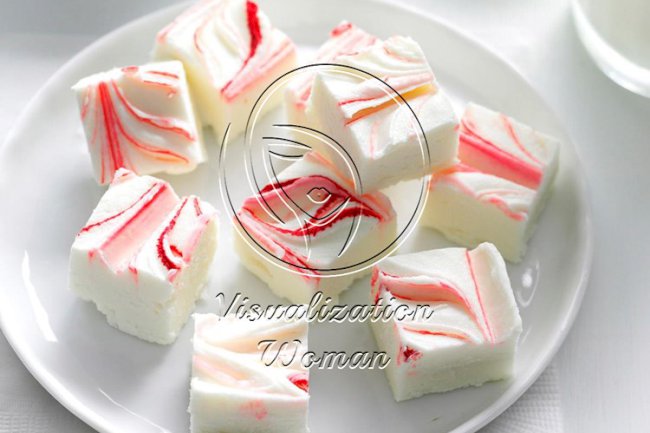 Cherry Swirl Fudge