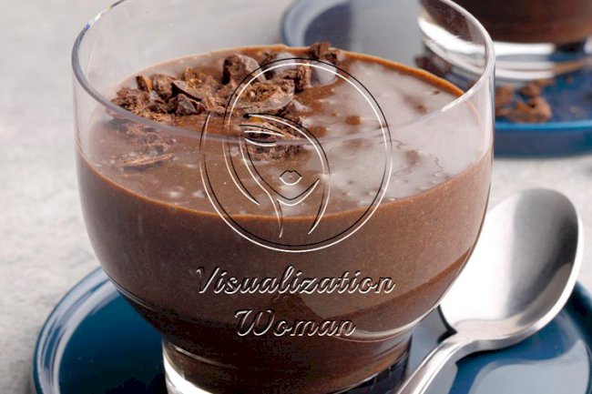 Dark Chocolate Espresso Tapioca Pudding