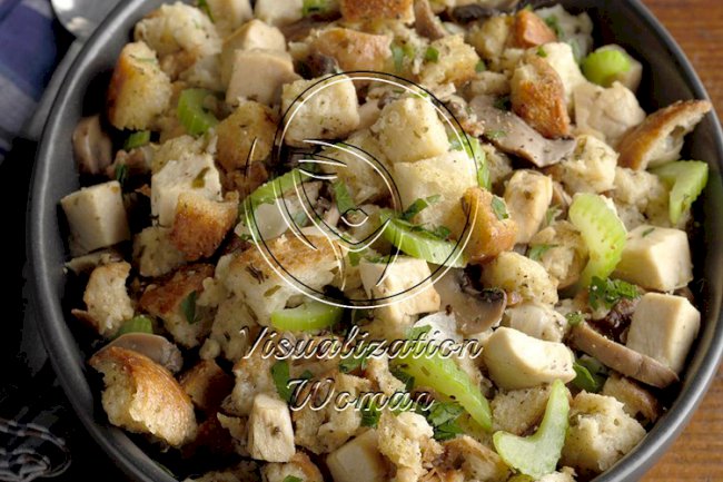 Slow-Cooked Chicken and Stuffing