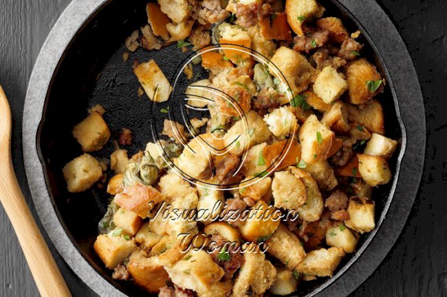 Oyster Sausage Stuffing