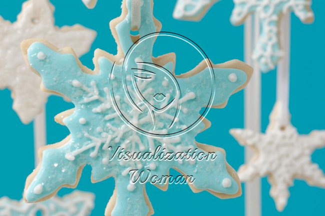 Snowflake Cookie Ornaments