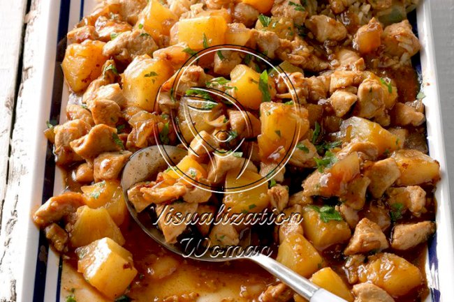 Pineapple-Ginger Chicken Stir-Fry