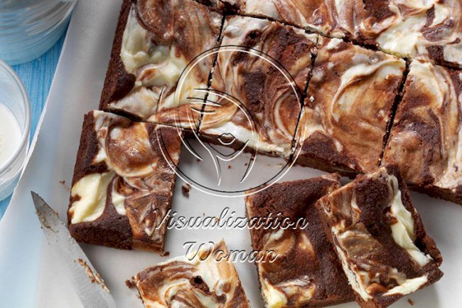 Cream Cheese Swirl Brownies