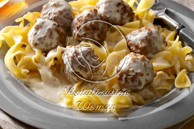 Swedish Meatballs Alfredo