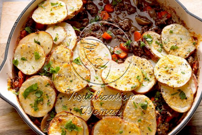 Potato-Topped Ground Beef Skillet